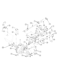 Part Location Diagram of 747-3417B Cub Cadet Rod, Hydro Dump Valve